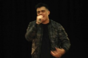 Thomas Teago Sings at Ysgol Rhiwabon